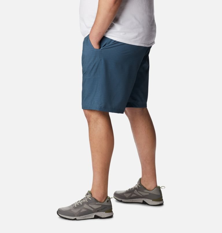Men's Columbia Twisted Creek Shorts Navy | Plus Size CA-P6AL8